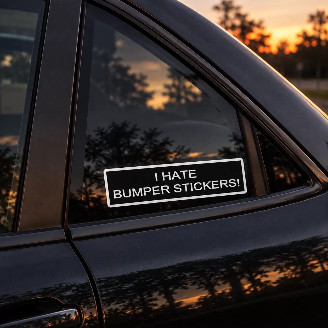 “I Hate Bumper Stickers!” Car Sticker – 5.9 Inch Waterproof Vinyl Decal 2pcs - Image 4