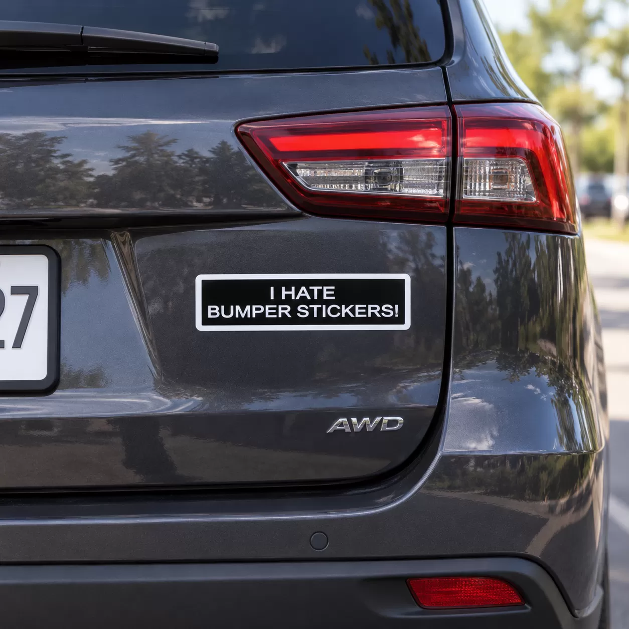 “I Hate Bumper Stickers!” Car Sticker – 5.9 Inch Waterproof Vinyl Decal 2pcs - Image 3
