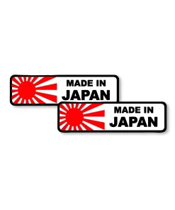 “Made in Japan” Car Sticker – 5.9 Inch Waterproof Vinyl Decal 2pcs